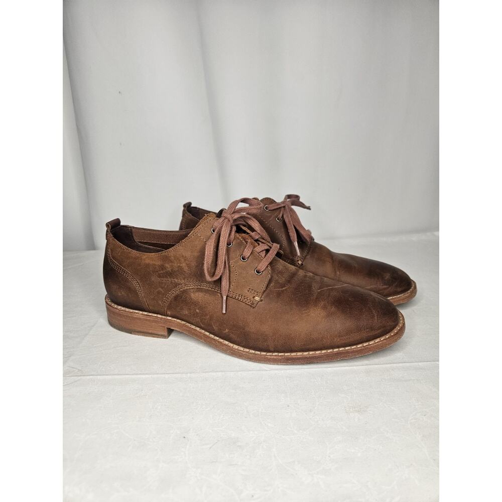 Cole Haan Feathercraft Grand Blucher Mens Shoes 9.5M Brown Leather Oxford C29703